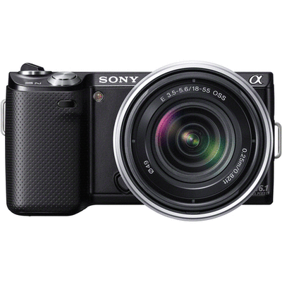 Sony Alpha NEX-5N with 18-55mm Kit (Black) - Canada and Cross