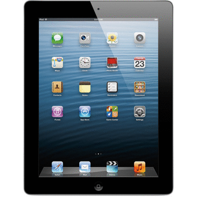 Apple iPad with Retina Display and Wi-Fi 16GB (4th Gen, Black 