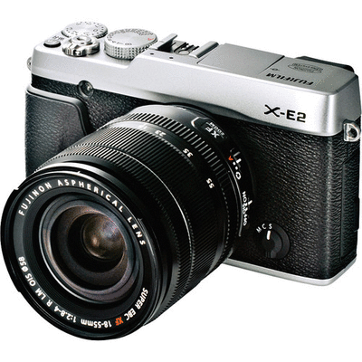 Fujifilm X-E2 with 18-55mm Kit (Silver) - Canada and Cross