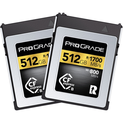 ProGrade Digital 512GB CFexpress 2.0 Type B Gold (2-Pack) - Canada