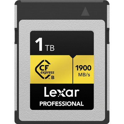 Lexar 1TB Professional CFexpress Type B Card GOLD Series - Canada