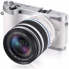 Samsung NX-300 with 20-50mm ED II Kit (White)