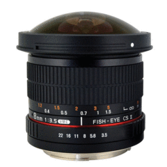 Rokinon 8mm f/3.5 HD Fisheye for Pentax K