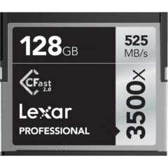 Lexar 128GB Professional 3500x CFast 2.0