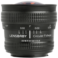 Lensbaby 5.8mm f/3.5 Circular Fisheye Lens for Canon EF