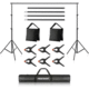 Photo Studio Backdrop Support System, 10ft/3m Wide 7ft/2.1m High