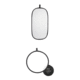 2-in-1 Collapsible Reflector & Diffuser Kit (20 x 40", Silver/Natural White)